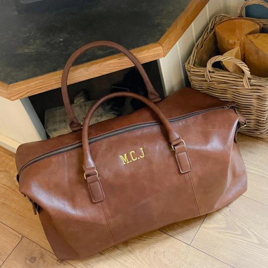 Personalised Weekend Holdall bag, Men's Travel bag, Personalised Groomsmen gift,