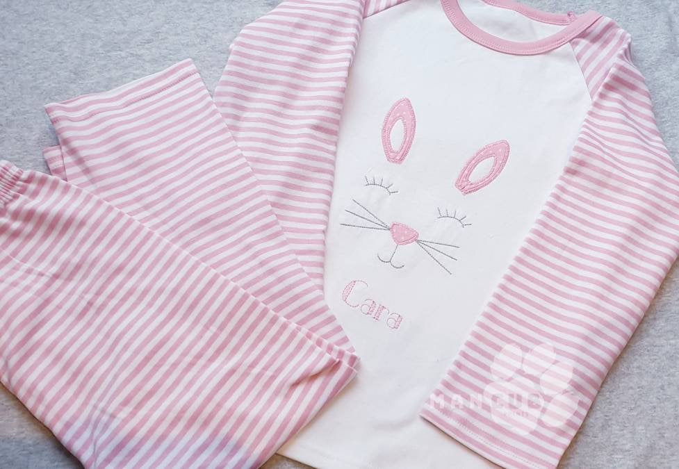 Children's Easter Pyjamas, Personalised Bunny Pyjamas, - Mancub Prints