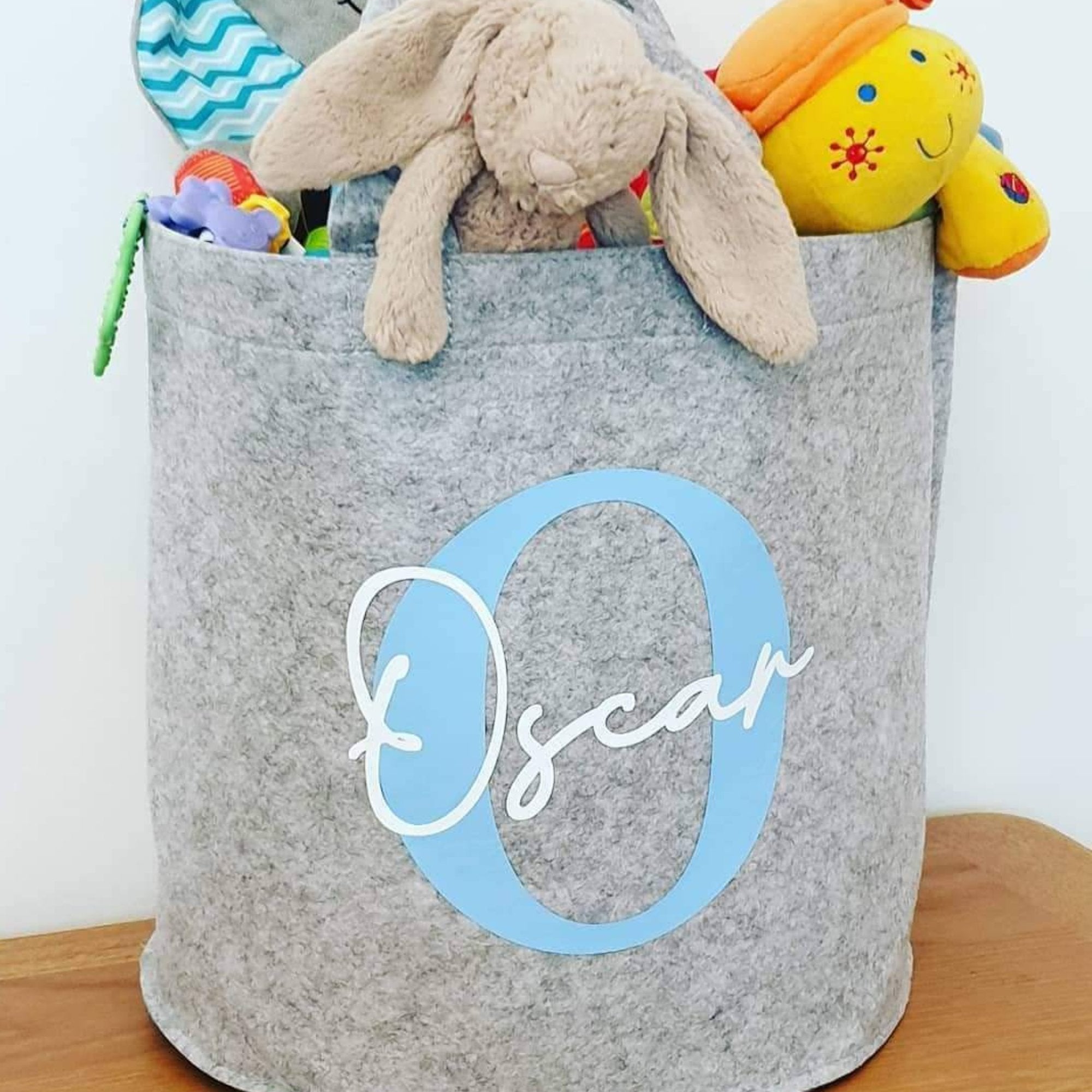 Children's toy storage basket, kids baby nursery storage idea