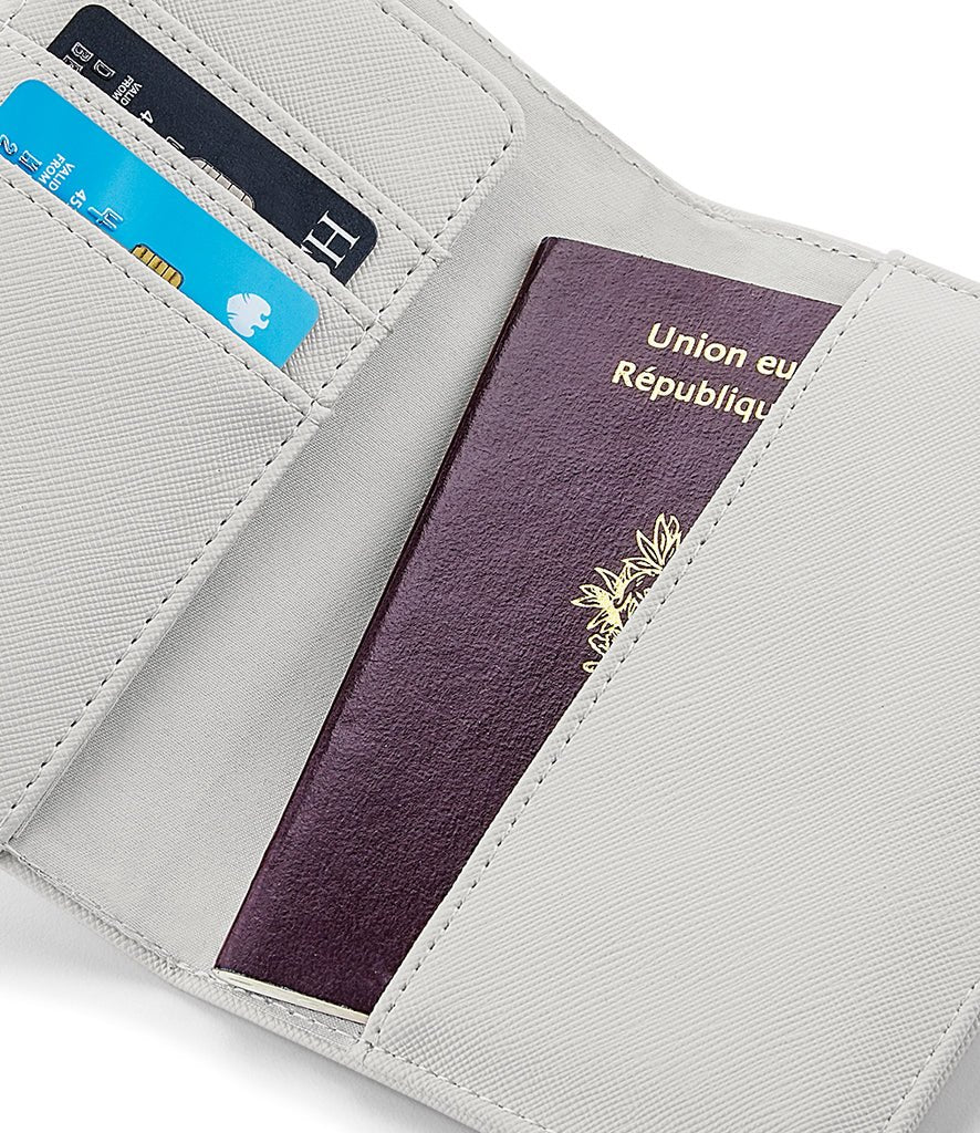 Personalised passport holder & luggage tag travel set, gift for bridesmaid, travel gift. - Mancub Prints