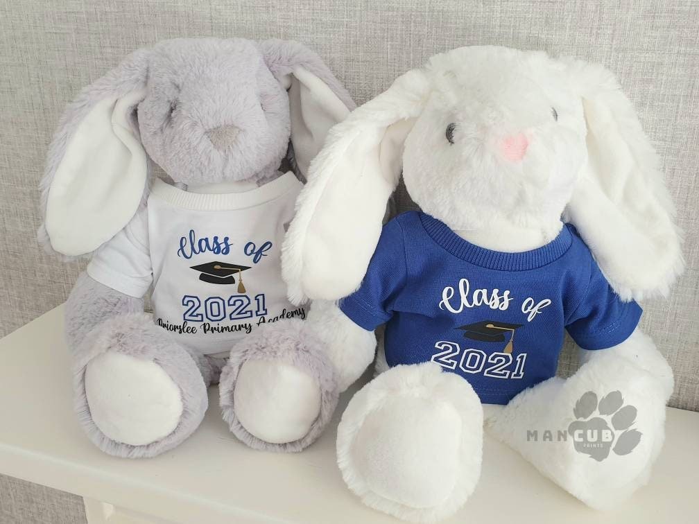 Personalised School leavers gift, Graduation Teddy, Class of 2024 leavers gift. - Mancub Prints