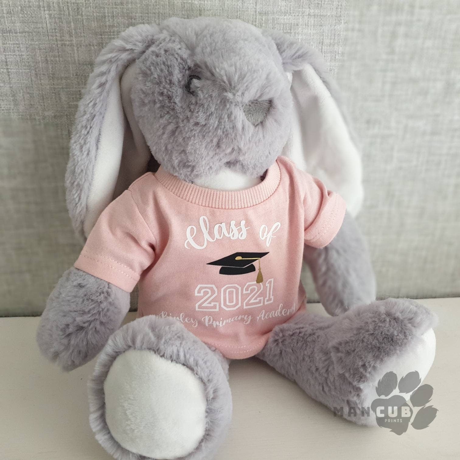 Personalised School leavers gift, Graduation Teddy, Class of 2024 leavers gift. - Mancub Prints