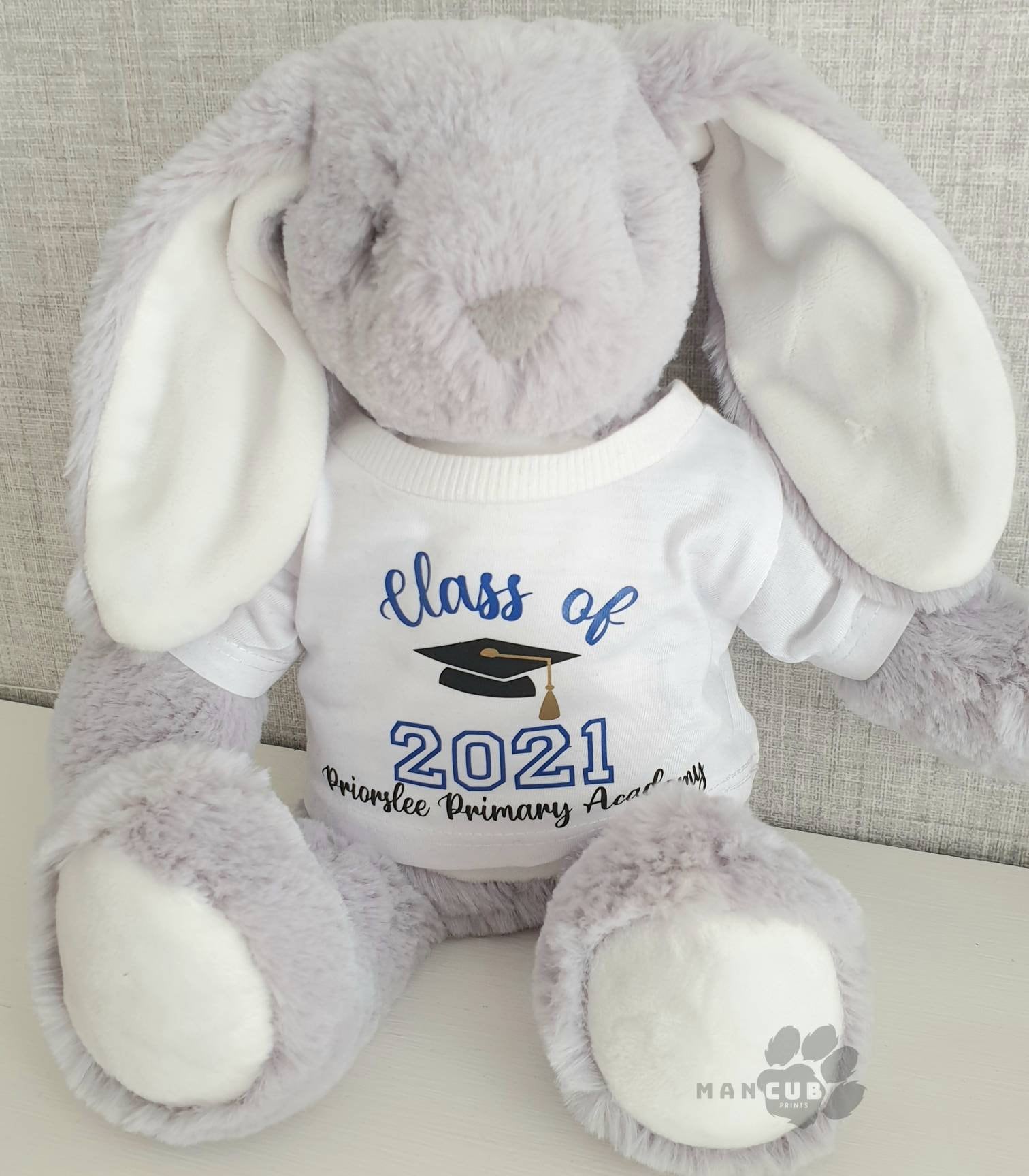 Personalised School leavers gift, Graduation Teddy, Class of 2024 leavers gift. - Mancub Prints