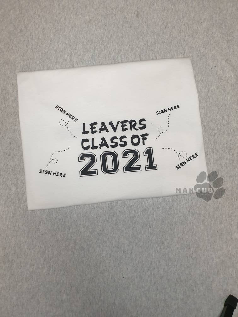 School leavers t-shirt class of 2024, school leavers gift, PTA gift