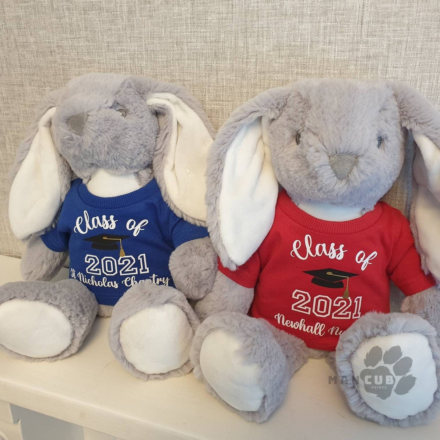 Personalised School leavers gift, Graduation Teddy, Class of 2024 leavers gift. - Mancub Prints