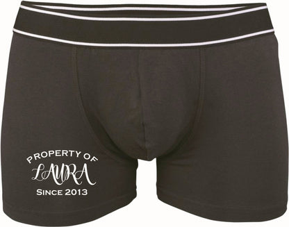 Wedding day Groom boxers, Valentines day gift for him, personalised men's boxers,